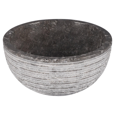 Differnz ALTO Waskom - 38cm - gepolijst natuursteen - grijs