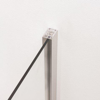 Crosswater Clear 6 Draaideur - 76x195cm - 6mm - helder veiligheidsglas - zilver