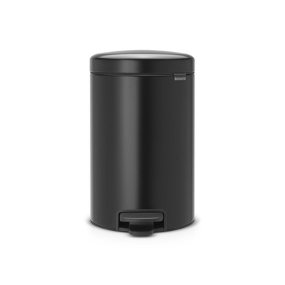 Brabantia NewIcon pedaalemmer 12 liter met kunststof binnenemmer Matt Black