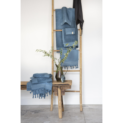 Walra Soft Cotton Washand set van 2 16x21cm 550 g/m2 Petrol OUTLETSTORE