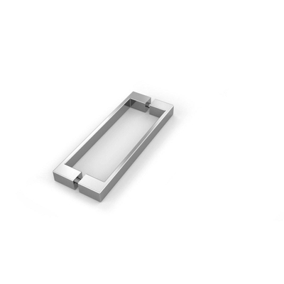 Van Rijn Products ST02 Saloondeur 1170-1210 x 2000 incl glasbehandeling en muurprofiel chroom