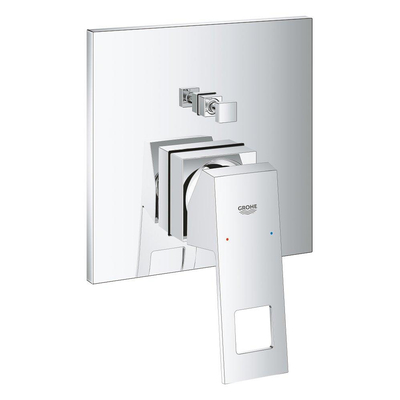 GROHE Eurocube afbouwdeel v. inbouw badkraan m. omstel supersteel