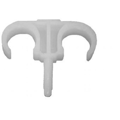 Kunststof plugclip dubbel 24 28 mm zak a 50 stuks