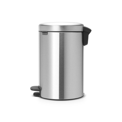 Brabantia NewIcon Pedaalemmer - 12 liter - kunststof binnenemmer - matt Steel