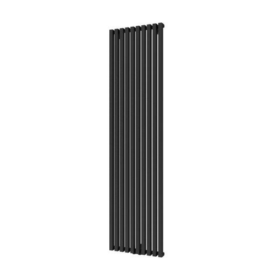 Plieger Siena designradiator verticaal enkel 1800x462mm 1094W zwart grafiet (black graphite)