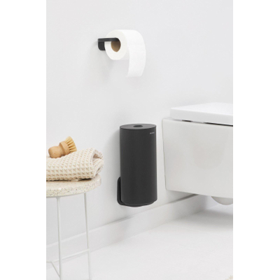 Brabantia MindSet Reserverolhouder - 2 rollen - mineral infinite grey