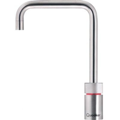 Quooker NL Nordic square kokendwaterkraan opbouw uitloop draaibaar met Combi reservoir RVS