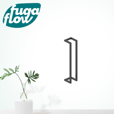 FugaFlow Efficiente Acces Handdoekrek - 60x12.5x12.5cm - mat zwart