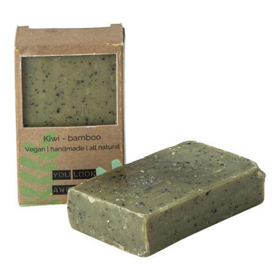 Wellmark Zeep Vegan Soap Bar Kiwi Bamboo Green OUTLETSTORE