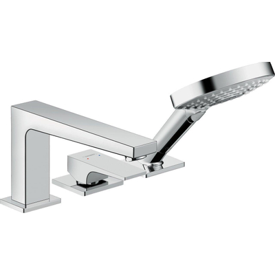 Hansgrohe Metropol 3-gats badrandcombinatie chroom