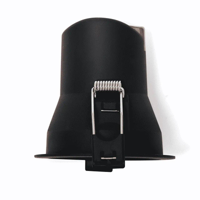 WhyLed inbouwspot - LED - 9watt - dimbaar - 4000K - IP44 - niet kantelbaar - zwart mat