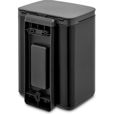 Brabantia Bo Prullenbak - 4 liter - kunststof binnenemmer - zwart mat