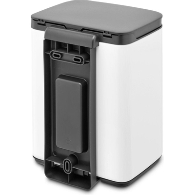 Brabantia Bo Prullenbak - 4 liter - kunststof binnenemmer - wit