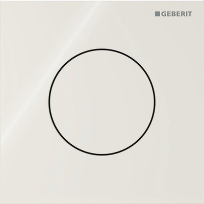 Geberit type 40 urinioir bedieningsplaat - pneumatisch - rond - zandgrijs