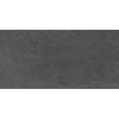 Atlas Concorde Solution wand- en vloertegel - 29.6x59.5cm - 8mm - gerectificeerd - Natuursteen look - Zwart