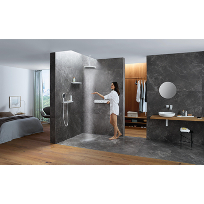 Hansgrohe Rainselect thermostaat inbouw v. 3 functies br. black chr.