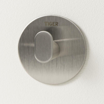 Tiger Haak Pull RVS geborsteld 5x5x2.4cm