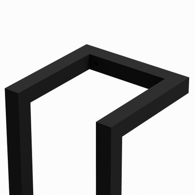 Fortifura Calvi Handdoekrek - 60x12.5x12.5cm - Mat zwart