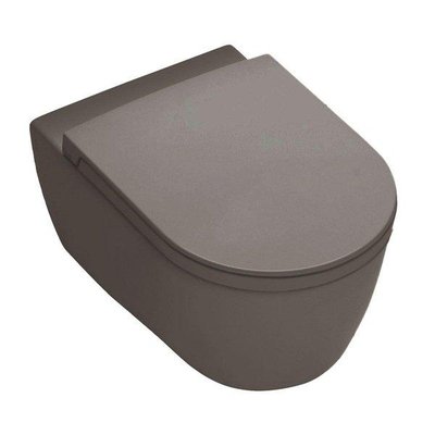 Royal Plaza Primo Toiletset - 35x54cm - hangend - spoelrandloos - diepspoel - met zitting - softclose - quick release - as
