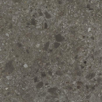 Baldocer Ceramica Nover wand- en vloertegel - 80x80cm - 9.5mm - Vierkant - gerectificeerd - Terrazzo - Zwart mat