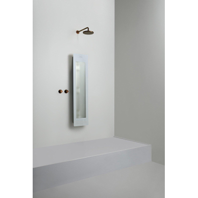 Sunshower Round Plus L infrarood + UV licht opbouw incl. Wandbeugel 185x33x12cm full body White