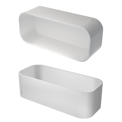 Geesa Frame Douchemand / Planchet 25cm Wit