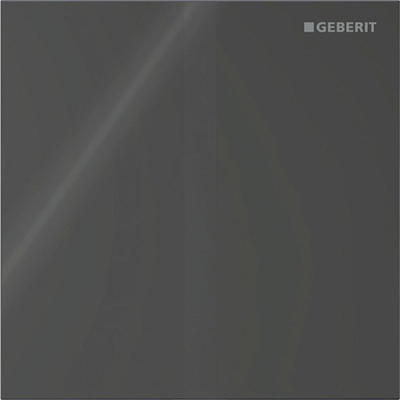 Geberit type 40 urinioir bedieningsplaat - batterij - vierkant - zwart