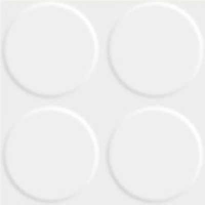 Mosa Kho Liang Decortegel 10x10cm 7.8mm witte scherf Wit