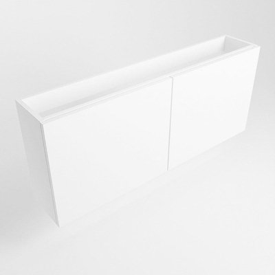 Mondiaz FOWY fonteinonderkast - 90x22x50cm - 2 deuren - push to open - softclose - Talc