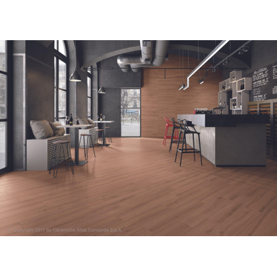 SAMPLE Atlas Concorde Solution Breath vloer- en wandtegel Houtlook Cognac (Bruin)
