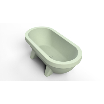 Gardentub vrijstaand (tuin)bad - 194x94x66cm - kunststof - geschikt voor buiten - mat lime groen