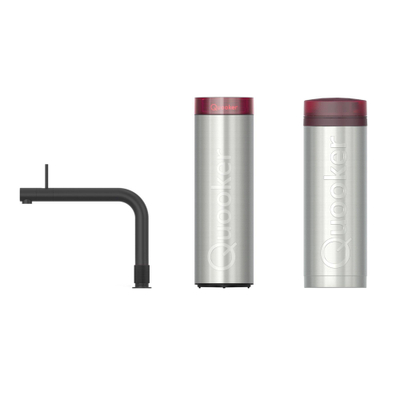 Quooker Front kokendwaterkraan - PRO3 incl. Cube reservoir - Warm / kokend water - Zwart mat