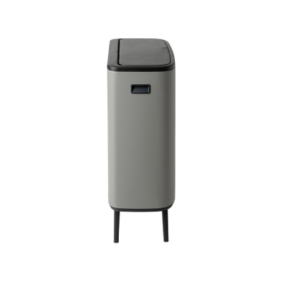 Brabantia Bo Touch Bin Hi Afvalemmer - 60 liter - kunststof binnenemmer - mineral concrete grey