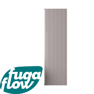 FugaFlow Eccelente Arredo Hoge Kast - 120x34.5x34.5cm - 1 deur - mat cotton (beige) - MDF