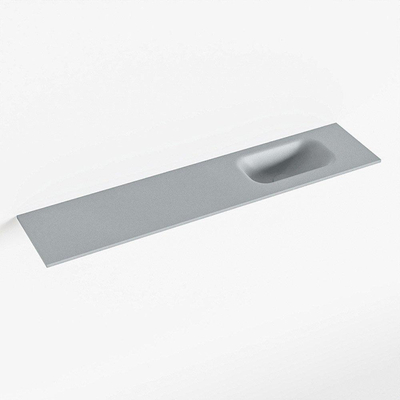 Mondiaz EDEN Fontein - 100x23x0.9cm - wasbak Rechts - zonder kraangaten - voor toiletmeubel - Solid surface - Plata
