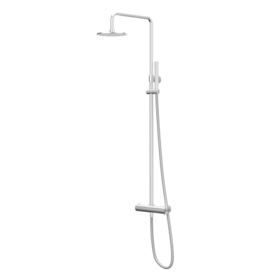 IVY Concord Regendoucheset - opbouw - 30cm medium hoofddouche - staafmodel handdouche - RVS316 - geborsteld