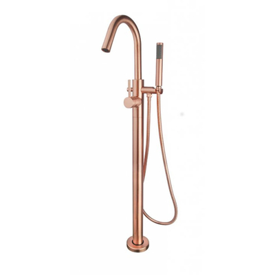 Wiesbaden Caral vrijstaande badmengkraan compleet geborsteld koper SHOWROOMMODEL