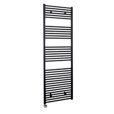 Sanicare Elektrische Design Radiator - 172 x 45 cm - 920 Watt - thermostaat zwart linksonder - mat zwart