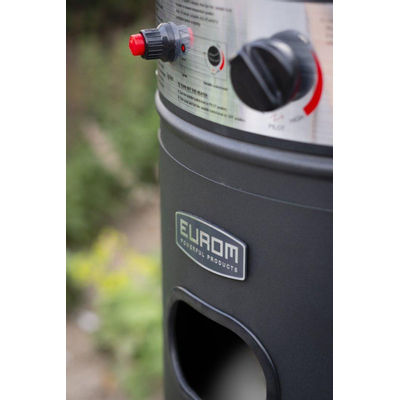 Eurom Gas Terrasverwarming Flameheater 11000 Patioheater 182.3x52.2x52.2cm 11000watt Zwart