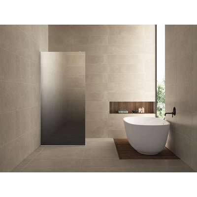 Wiesbaden Slim glasplaat spiegelrook- naar helder glas 1000x2000 8mm nano