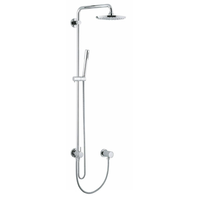 GROHE Rainshower Modern Regendoucheset Opbouw - hoofddouche 21cm - handdouche staaf - glijstang 113cm - chroom