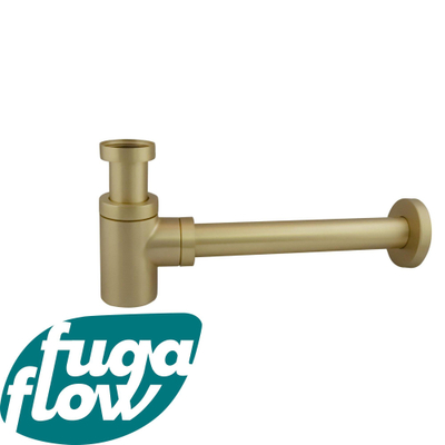 FugaFlow Eccelente Sobrado Badkamer verlaagd sifon geborsteld messing PVD