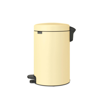 Brabantia NewIcon Pedaalemmer - 12 liter - kunststof binnenemmer - mellow yellow