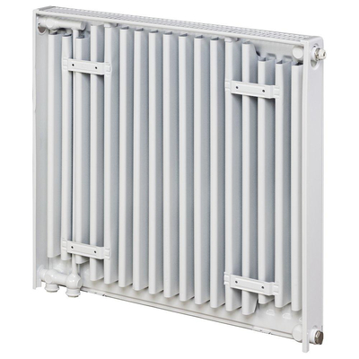 Sanivesk Raya Vlak Duo Paneelradiator - 50x50cm - 695watt - wit