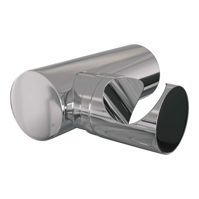 Brauer Chrome Edition Badkraan - douchegarnituur - handdouche rond 3 standen - gladde knop - chroom