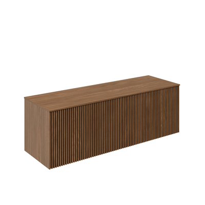 Crosswater Limit Badkamermeubelset - 140x45x45cm - 2 lades - royal walnut