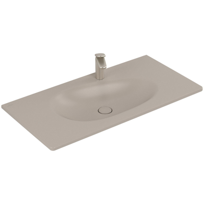 Villeroy & Boch Antao Meubelwastafel - 100 x 50 x 15 cm - Almond CeramicPlus - met verdekte overloop