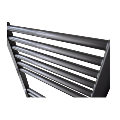 Sanicare recht designradiator 111.8x45cm - 596 watt - gunmetal (antraciet)