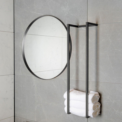 Saniclass Dual Handdoekrek - 95x25x20cm - mat zwart