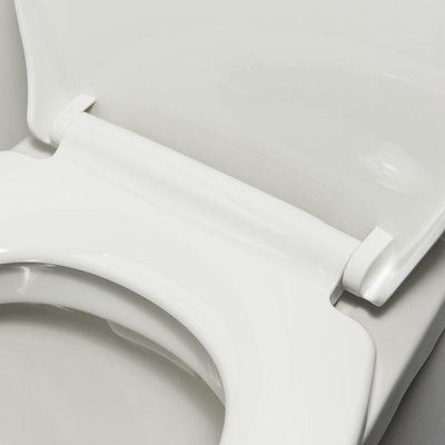 Tiger Toiletbril Pasadena Softclose Thermoplast Wit 37.1x5.7x44.6cm